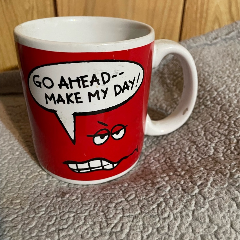 Carlton Cards Red Cartoon Mug